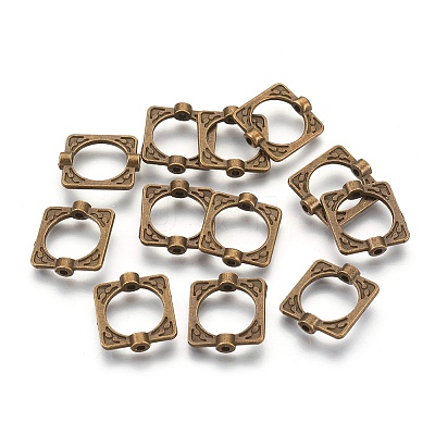 Tibetan Style Alloy Bead Frames X-TIBEB-6761-AB-LF-1