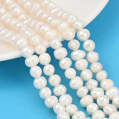 Natural Cultured Freshwater Pearl Beads Strands PEAR-I007-07Y-09A-1
