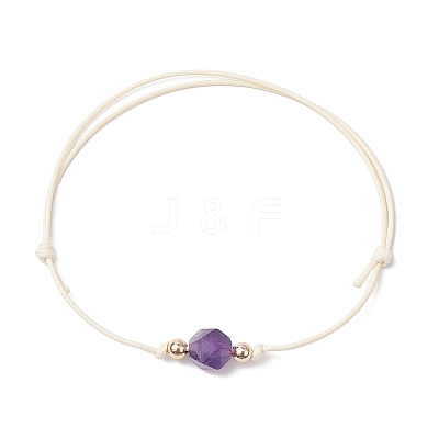 Natural Gemstone Braided Bead Bracelets for Women BJEW-JB11355-1