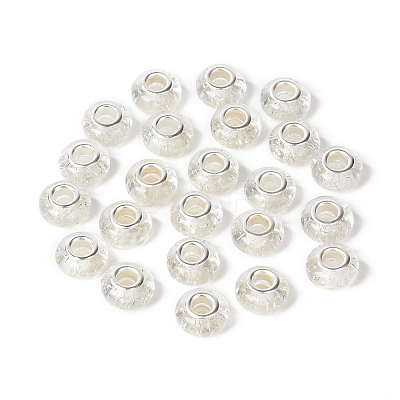 Rondelle Resin European Beads RPDL-A001-01-11-1