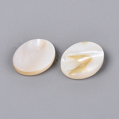Natural Freshwater Shell Cabochons SHEL-S276-134A-01-1-1