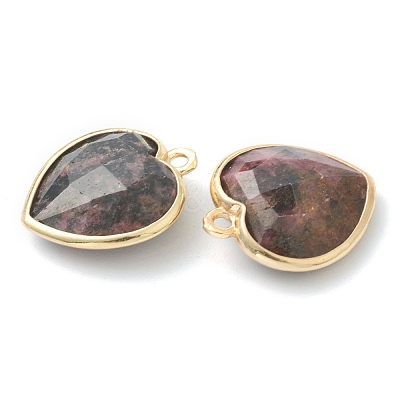 Natural Mixed Gemstone Pendants G-B009-03G-1