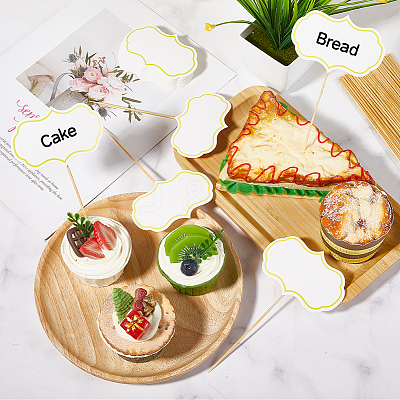 1 Set Paper Chalkboard Cake Toppers DIY-CN0003-21A-1