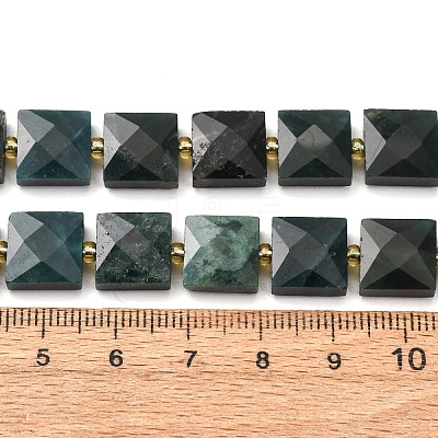 Natural Moss Agate Beads Strands G-F839-A24-01-1