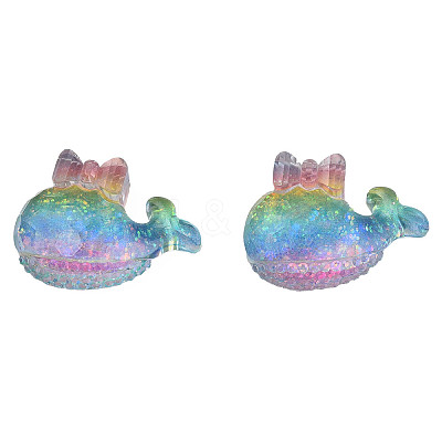 Transparent Epoxy Resin Decoden Cabochons X-CRES-N034-48-1