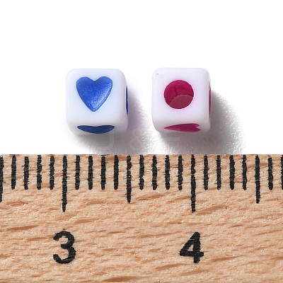 Opaque Acrylic Beads OACR-D301-06-1