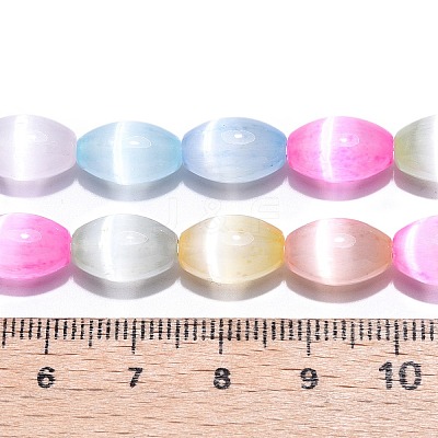 Dyed Natural Selenite Beads Strands G-T138-233M-1
