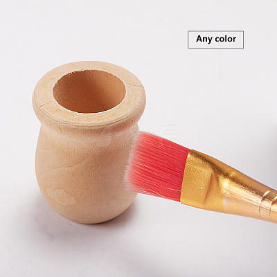 Unfinished Blank Wooden Vase WOOD-GF0001-04-1