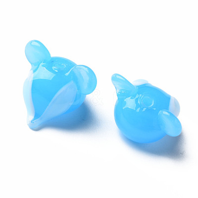 Handmade Transparent Lampwork Beads LAMP-T011-12A-1