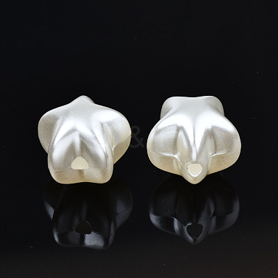 ABS Plastic Imitation Pearl Beads OACR-N008-126-1