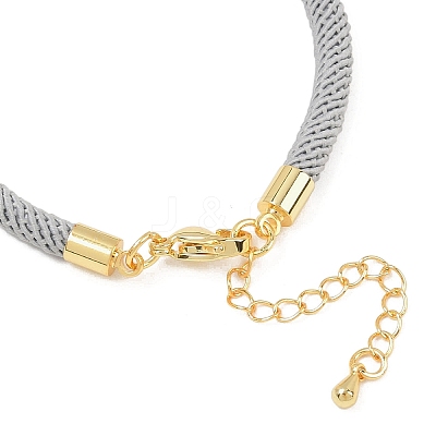 4.5MM Round Nylon Milan Cord Bracelet Making LS-BJEW-I245-01G-27-1