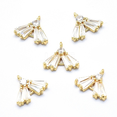 Eco-Friendly Brass Charms KK-P155-27-NR-1