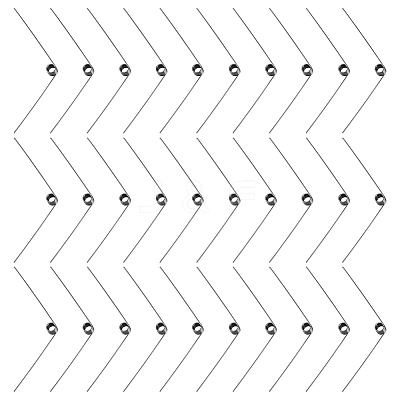 30Pcs Steel Torsion Spring FIND-BC0014-15A-1