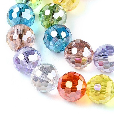 Electroplate Glass Bead Strands GLAA-Z006-01H-1