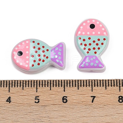 Baking Paint Glass Beads LAMP-F036-02A-1