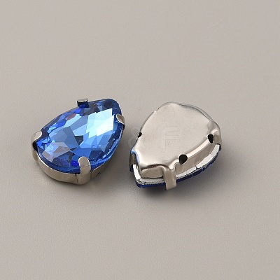 Teardrop Shape Sew on Rhinestone FIND-WH0128-86B-02-1