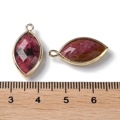 Natural Rhodonite Pendants G-B009-01G-F-1