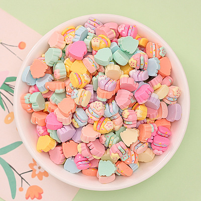 Opaque Resin Imitation Food Cabochons X1-RESI-K027-12-1