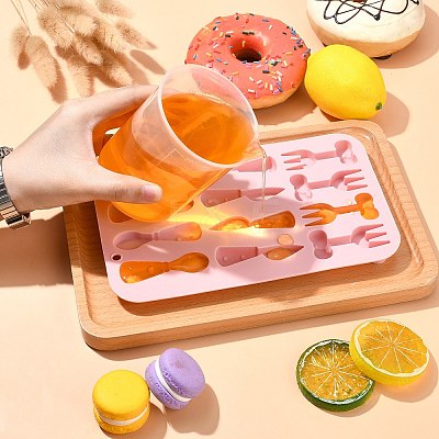 12 Knife and Fork Shaped Silicone Mold ST-CJ0007-24-1