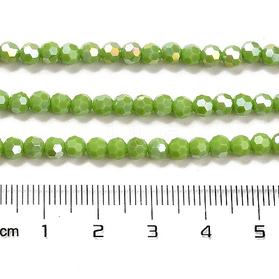 Opaque Glass Beads Stands X-EGLA-A035-P4mm-B15-1