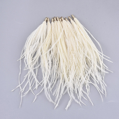 Ostrich Feather Tassel Big Pendant Decorations X-FIND-S302-08F-1