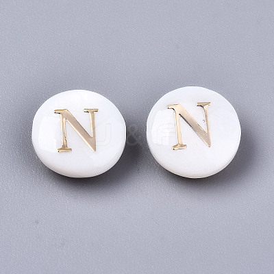 Natural Freshwater Shell Beads SHEL-S266-12N-1