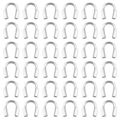 40Pcs 925 Sterling Silver Wire Guardian STER-GO0001-30-1