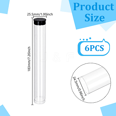 Transparent PC Plastic Bead Storage Tubes LS-AJEW-WH0673-21B-1