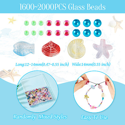 2 Bags Baking Paint Glass Beads GLAA-TA0002-25-1