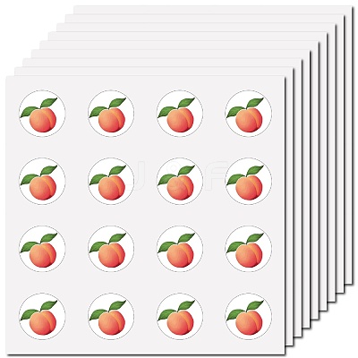 8Pcs Plastic Waterproof Self-Adhesive Picture Stickers DIY-WH0428-122-1
