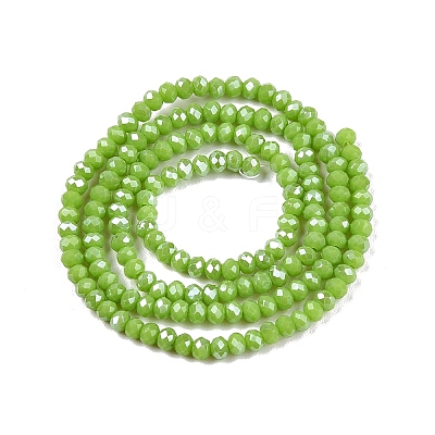 Electroplate Glass Beads Strands LS-EGLA-A044-P1mm-A30-1
