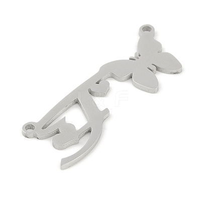 Non-Tarnish 304 Stainless Steel Pendants STAS-L279-002P-F-1