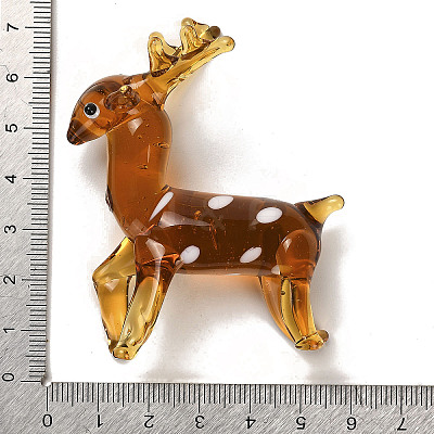 Handmade Lampwork 3D Animal Ornaments LAMP-H064-01F-1
