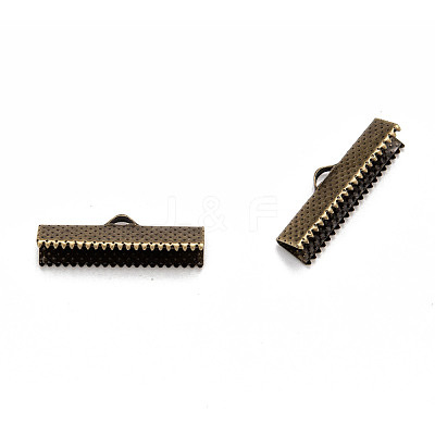 Iron Ribbon Crimp Ends E182Y-NFAB-1
