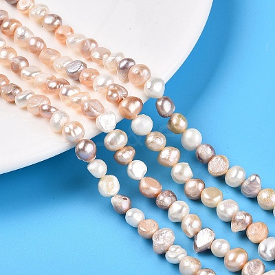 Natural Cultured Freshwater Pearl Beads Strands PEAR-T003-10-1