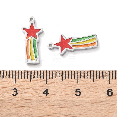 304 Stainless Steel Charms STAS-M102-01H-P-1