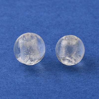 Handmade Silver Foil Glass Beads SLR12MM09Y-1