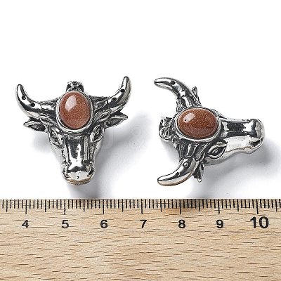 Synthetic Goldstone Pendant G-H083-03AS-07-1