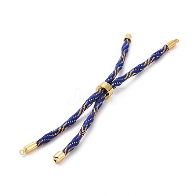 Nylon Cord Silder Bracelets MAK-C003-03G-24-1