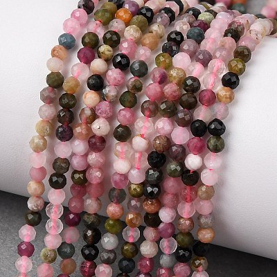 Natural Tourmaline Beads Strands G-R362-11-1