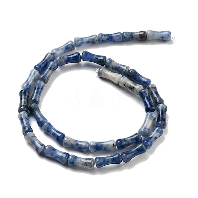 Natural Blue Spot Jasper Beads Strands G-Q178-A16-01-1