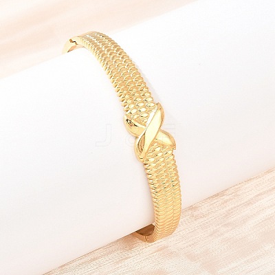 304 Stainless Steel Hinged Bangles for Women BJEW-Z155-01G-1