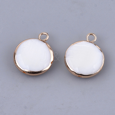 Freshwater Shell Pendants SHEL-T012-56-1