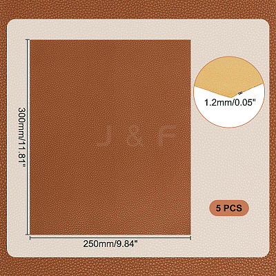 Rectangle PU Leather Fabric DIY-WH0349-324A-1