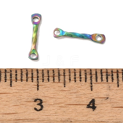 Ion Plating(IP) 304 Stainless Steel Connector Charms STAS-Q323-02A-MC-1