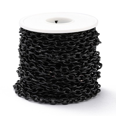 304 Stainless Steel Textured Cable Chains CHS-O010-04EB-1