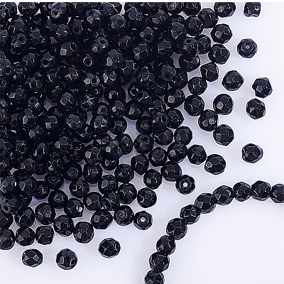2 Strands Natural Black Onyx Beads Strands G-NB0004-19-1