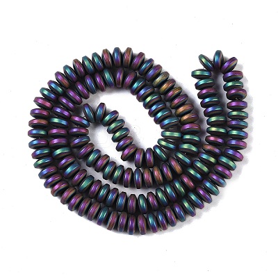 Electroplated Synthetic Non-magnetic Hematite Beads Strands G-E618-08E-1