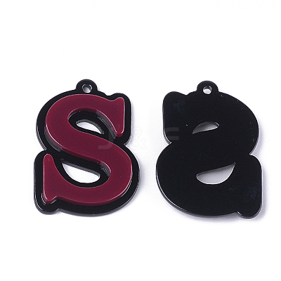 Cellulose Acetate(Resin) Pendants KY-S158-41S-A-1