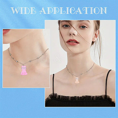10Pcs Luminous Resin Pendants RESI-YW0004-54-1
